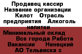 Продавец-кассир › Название организации ­ Килот › Отрасль предприятия ­ Алкоголь, напитки › Минимальный оклад ­ 20 000 - Все города Работа » Вакансии   . Ненецкий АО,Тельвиска с.